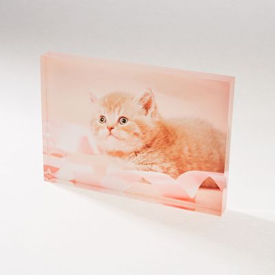 Acrylic photo block