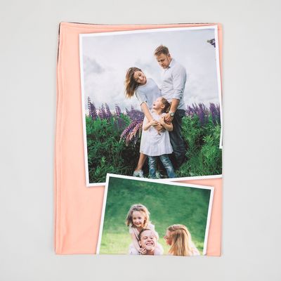 collage photo blanket