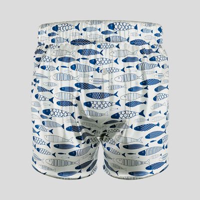 Custom men's woven boxer shorts