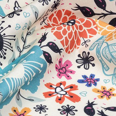 custom printed calico fabric