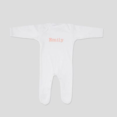 embroidered baby onesie