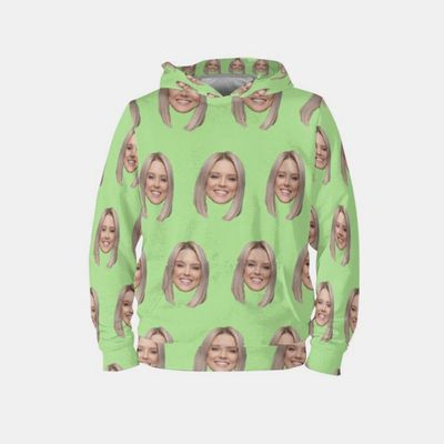 face on hoodies