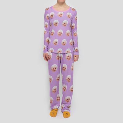 ladies pajamas with faces