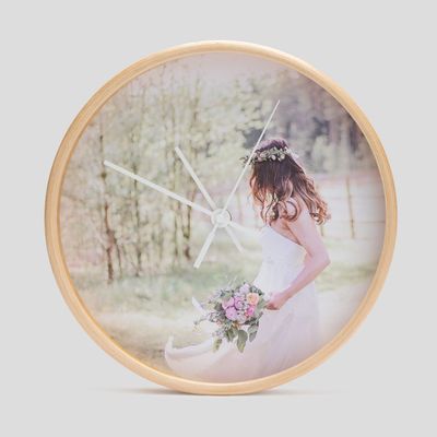 personalised wedding clock