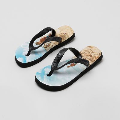 personalized flip flops