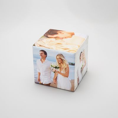 personalized photo cube