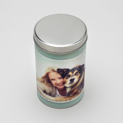 personalized treat tin