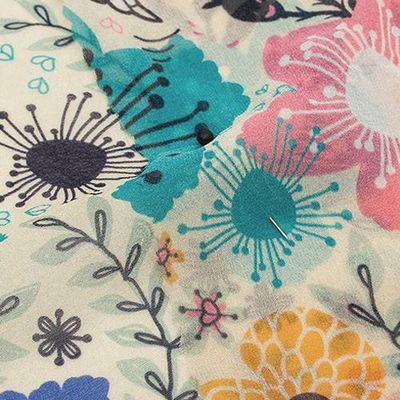 printed georgette fabric