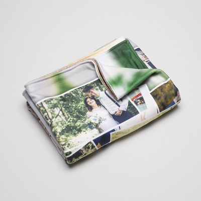 wedding photo blanket