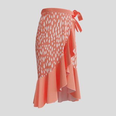 wrap skirt long