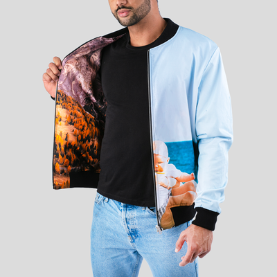 Men's Reversible Bomber Jacket